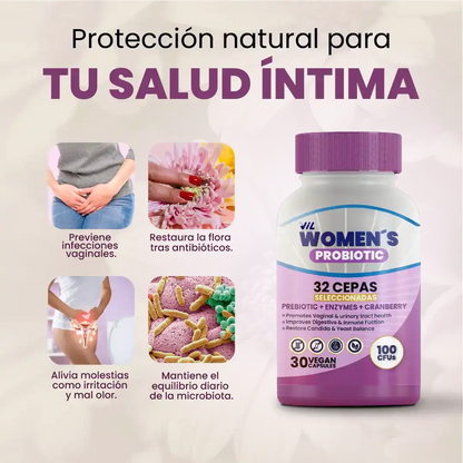 Vil Women's Probiotic - Salud Íntima Completa