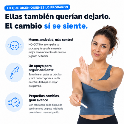 NO-COTINA 🍃 Apoyo natural para dejar el cigarrillo