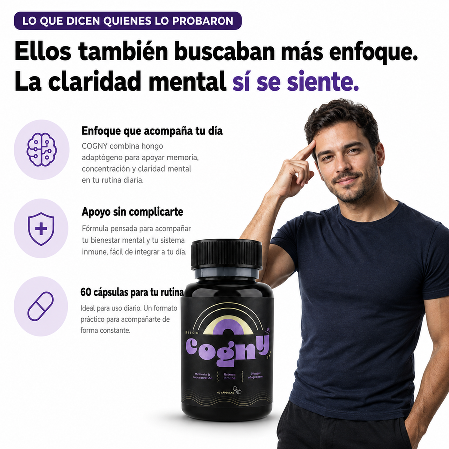 COGNY 🧠 Tratamiento natural contra la fatiga mental