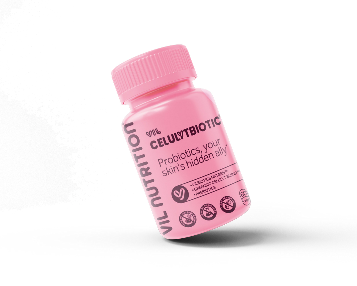 Frasco de VIL CELULYTBIOTIC, 60 cápsulas veganas